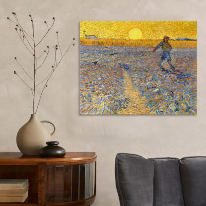 Il Seminatore Vincent van Gogh vvg24 quadro stampato su tela