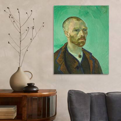 Autoritratto Dedicato A Paul Gauguin Vincent van Gogh vvg25 quadro stampato su tela