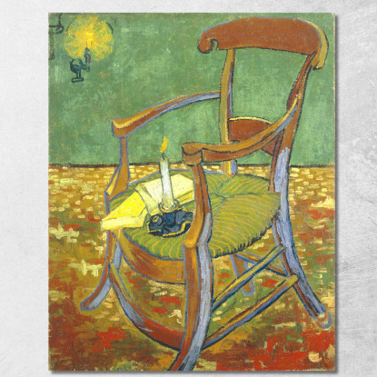 La Sedia Di Gauguin Vincent van Gogh vvg30 quadro stampato su tela