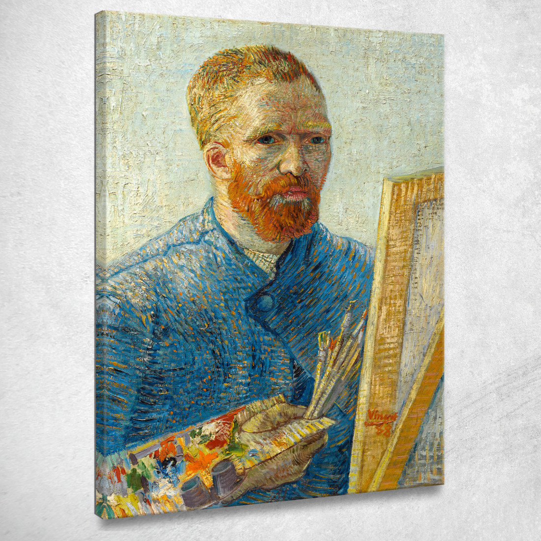 Autoritratto Vincent van Gogh vvg40 quadro stampato su tela