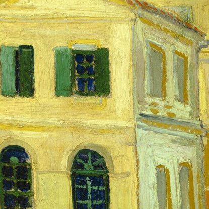 La Casa Gialla Vincent van Gogh vvg42 quadro stampato su tela