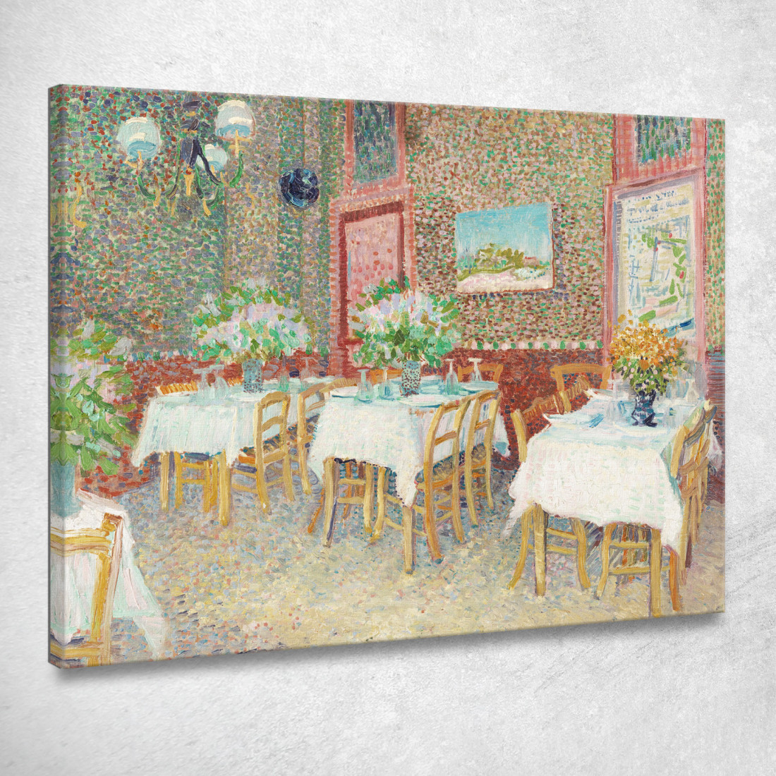 Interno Di Un Ristorante Vincent van Gogh vvg136 quadro stampato su tela Interno Di Un Ristorante Vincent van Gogh vvg136 quadro stampato su tela