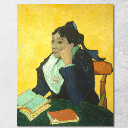 La Madame Joseph-Michel Arlesiana Vincent van Gogh vvg141 quadro stampato su tela