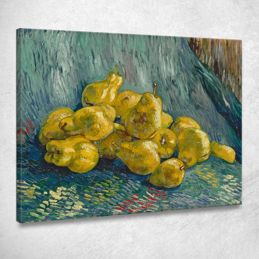 Natura Morta Con Mele Cotogne Vincent van Gogh vvg145 quadro stampato su tela