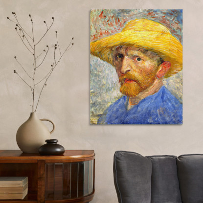 Auto Ritratto Vincent van Gogh vvg160 quadro stampato su tela