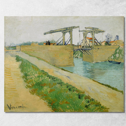 Il Ponte Di Langlois Ad Arles Vincent van Gogh vvg171 quadro stampato su tela