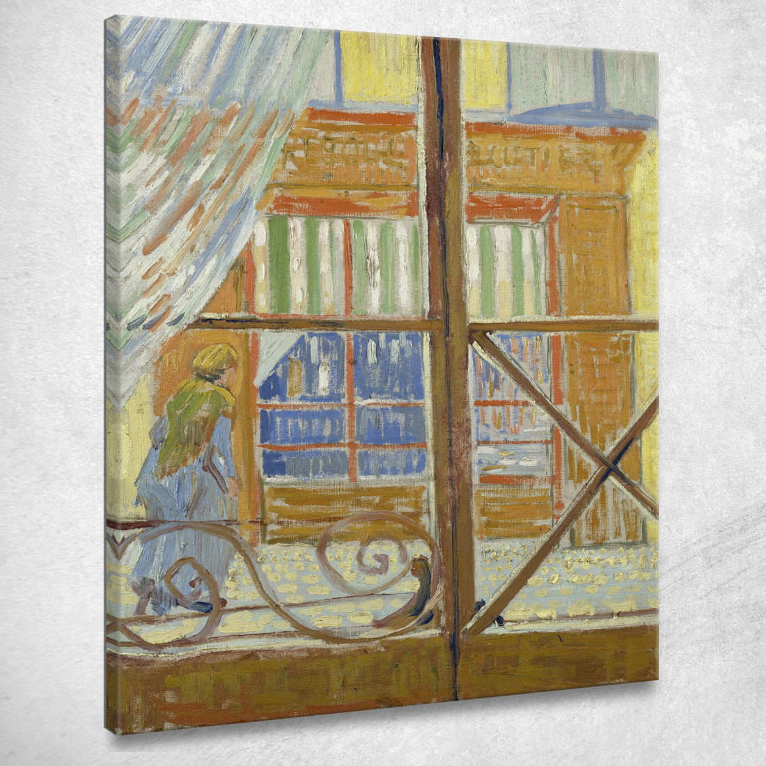 Veduta Di Una Macelleria Vincent van Gogh vvg181 quadro stampato su tela Veduta Di Una Macelleria Vincent van Gogh vvg181 quadro stampato su tela