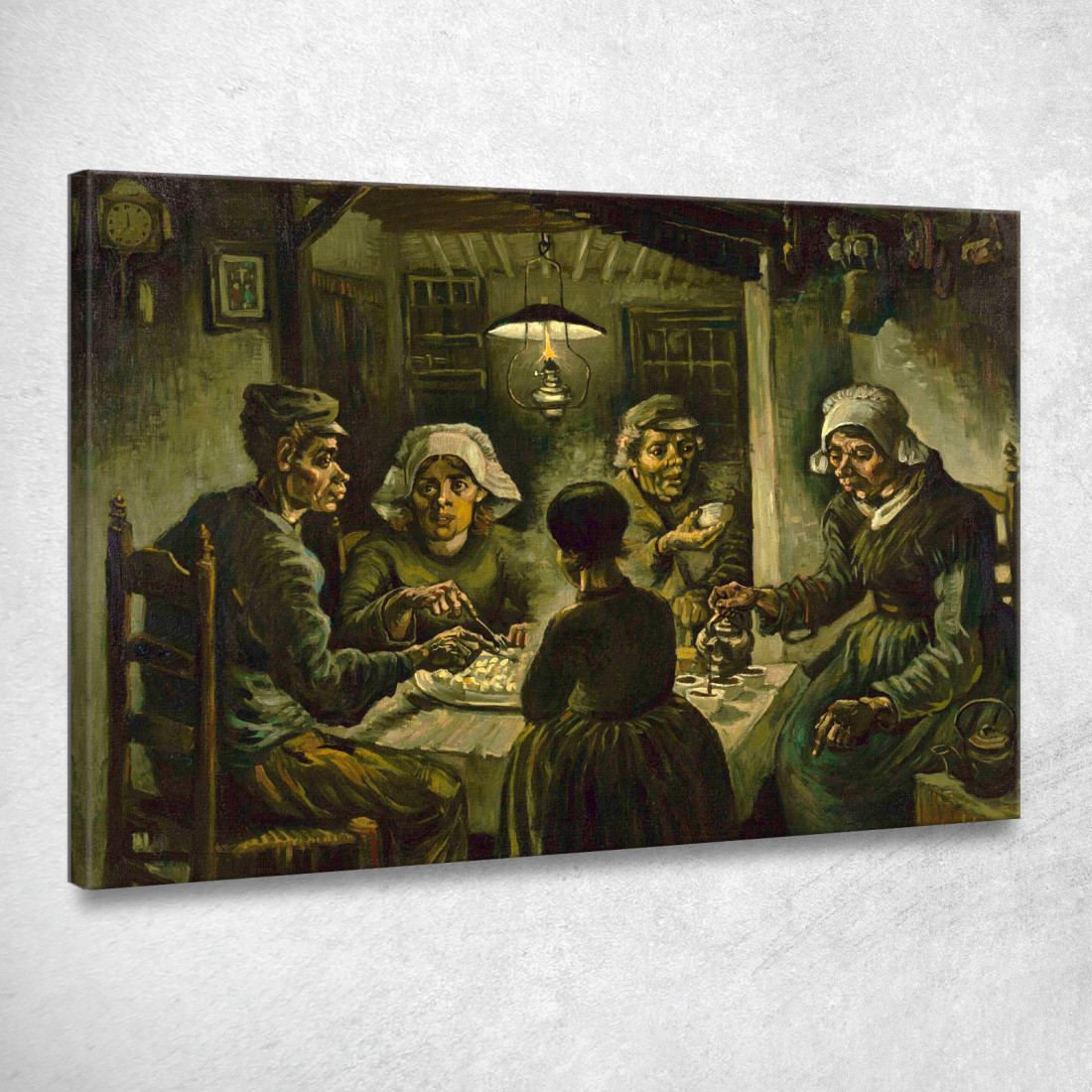 I Mangiatori Di Patate Vincent van Gogh vvg185 quadro stampato su tela I Mangiatori Di Patate Vincent van Gogh vvg185 quadro stampato su tela