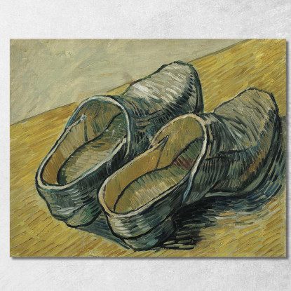 Un Paio Di Zoccoli In Pelle Vincent van Gogh vvg188 quadro stampato su tela