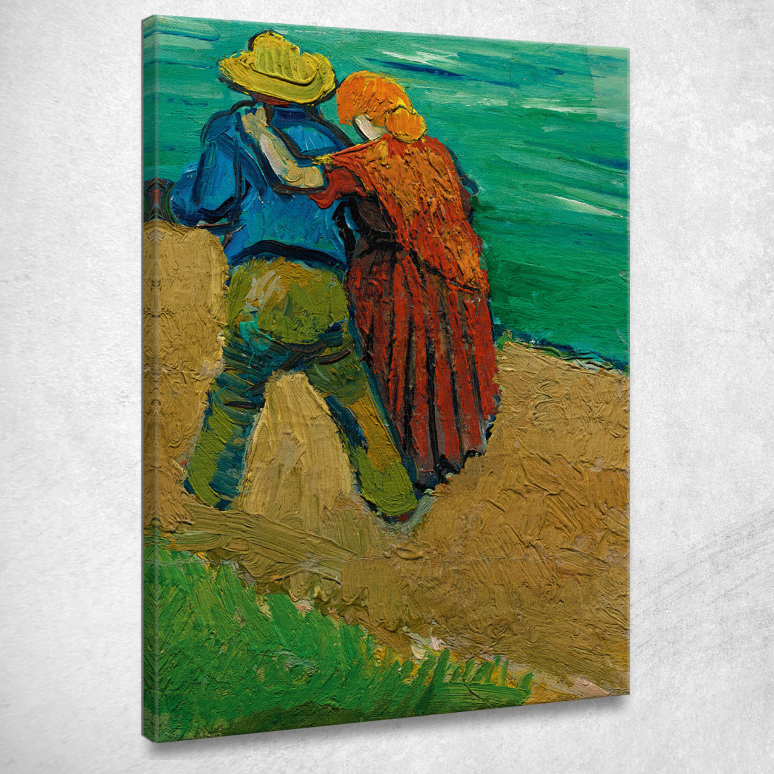 Egloga In Provenza Una Coppia Di Innamorati Vincent van Gogh vvg205 quadro stampato su tela Egloga In Provenza Una Coppia Di Innamorati Vincent van Gogh vvg205 quadro stampato su tela