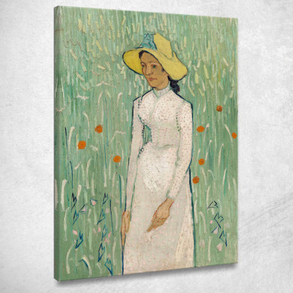 Ragazza In Bianco Vincent van Gogh vvg217 quadro stampato su tela