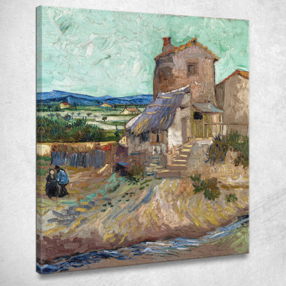 La Casa Di Crau Vincent van Gogh vvg230 quadro stampato su tela