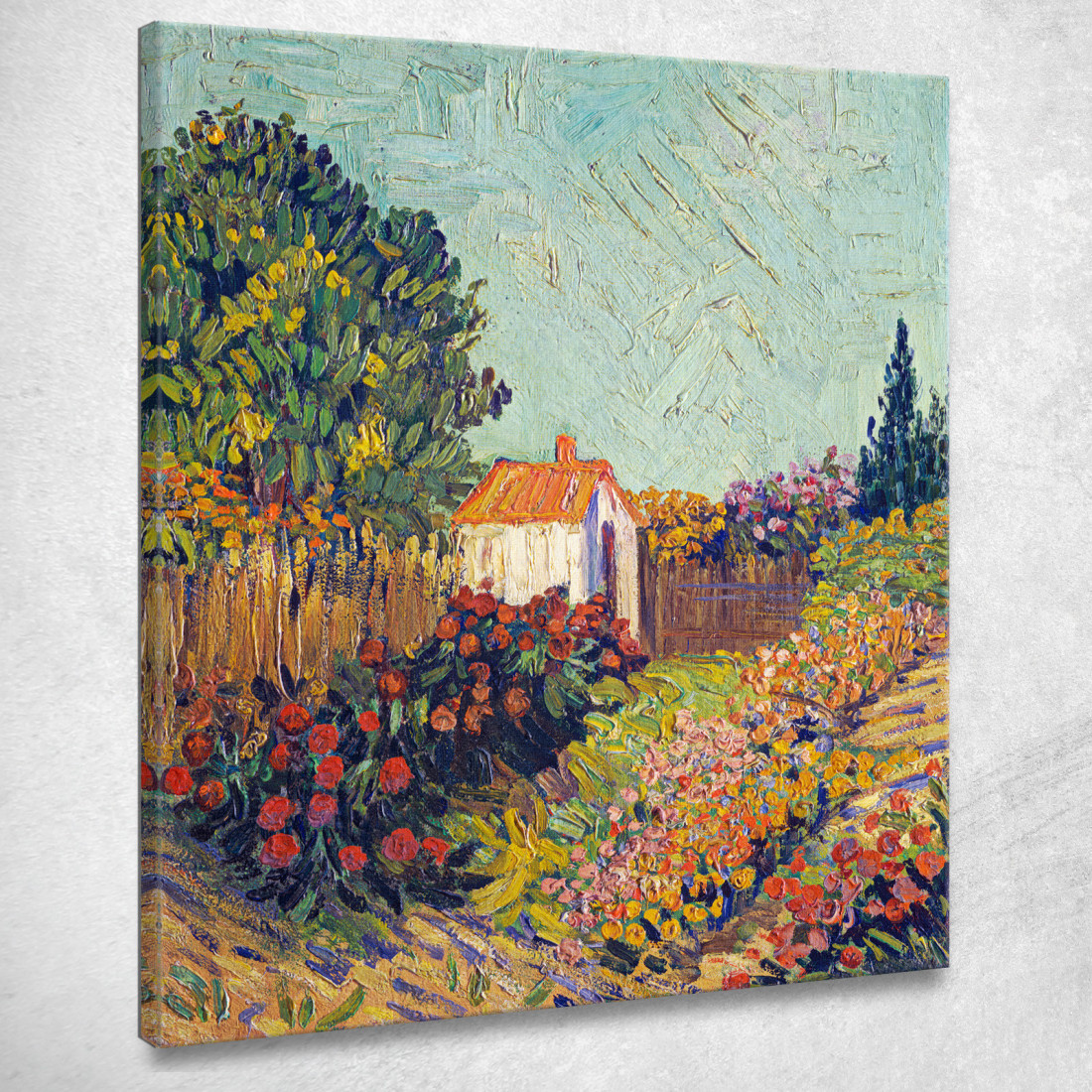Paesaggio Vincent van Gogh vvg231 quadro stampato su tela Paesaggio Vincent van Gogh vvg231 quadro stampato su tela