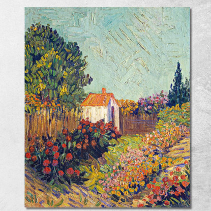 Paesaggio Vincent van Gogh vvg231 quadro stampato su tela