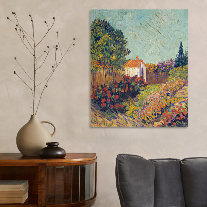 Paesaggio Vincent van Gogh vvg231 quadro stampato su tela