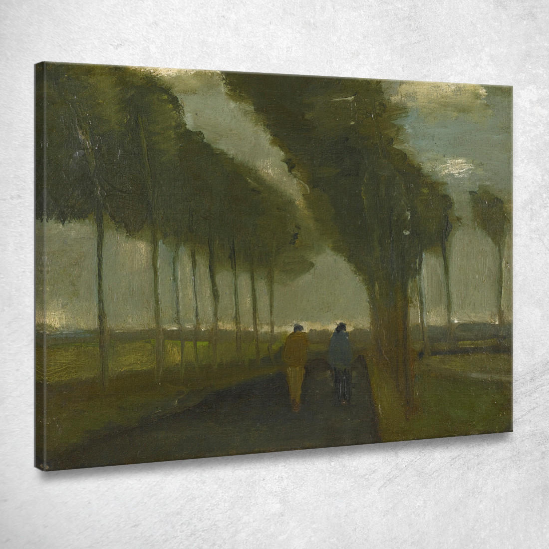 Il Vicolo Dei Due Camminatori Vincent van Gogh vvg239 quadro stampato su tela Il Vicolo Dei Due Camminatori Vincent van Gogh vvg239 quadro stampato su tela