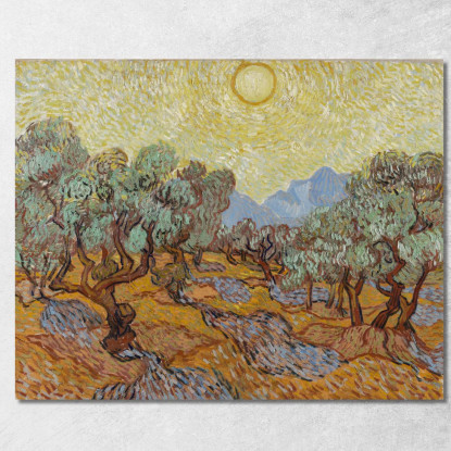 Olivi Vincent van Gogh vvg247 quadro stampato su tela