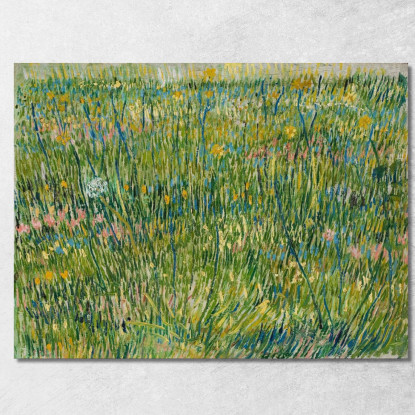 Pezza D'Erba Vincent van Gogh vvg253 quadro stampato su tela