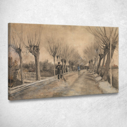 Strada A Etten Vincent van Gogh vvg268 quadro stampato su tela