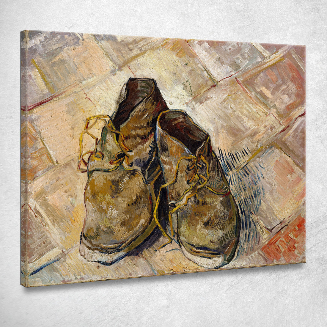 Scarpe Vincent van Gogh vvg272 quadro stampato su tela Scarpe Vincent van Gogh vvg272 quadro stampato su tela