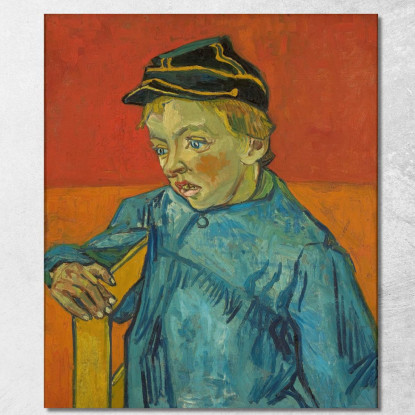 Lo Scolaro Camille Roulin Vincent van Gogh vvg294 quadro stampato su tela