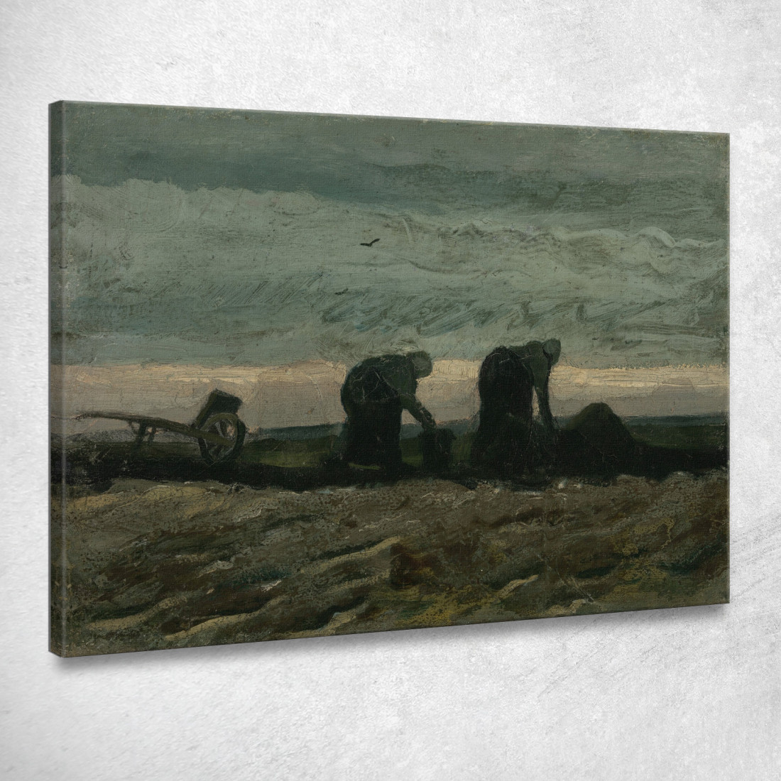 Due Donne Nella Brughiera Vincent van Gogh vvg306 quadro stampato su tela Due Donne Nella Brughiera Vincent van Gogh vvg306 quadro stampato su tela