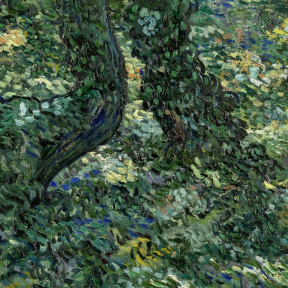 Sottobosco Vincent van Gogh vvg307 quadro stampato su tela