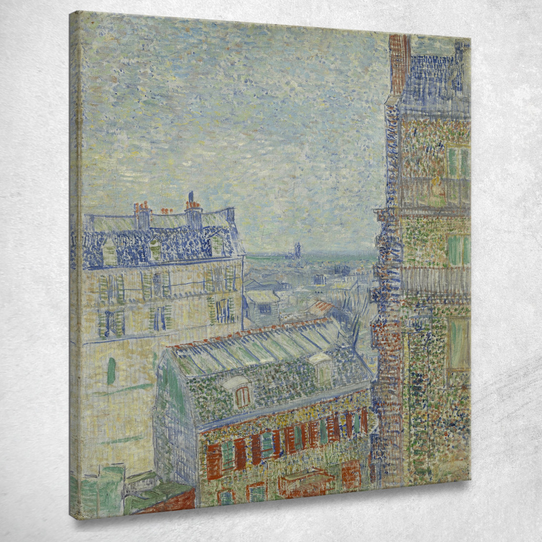 Vista Dall'Appartamento Di Theo Vincent van Gogh vvg311 quadro stampato su tela Vista Dall'Appartamento Di Theo Vincent van Gogh vvg311 quadro stampato su tela