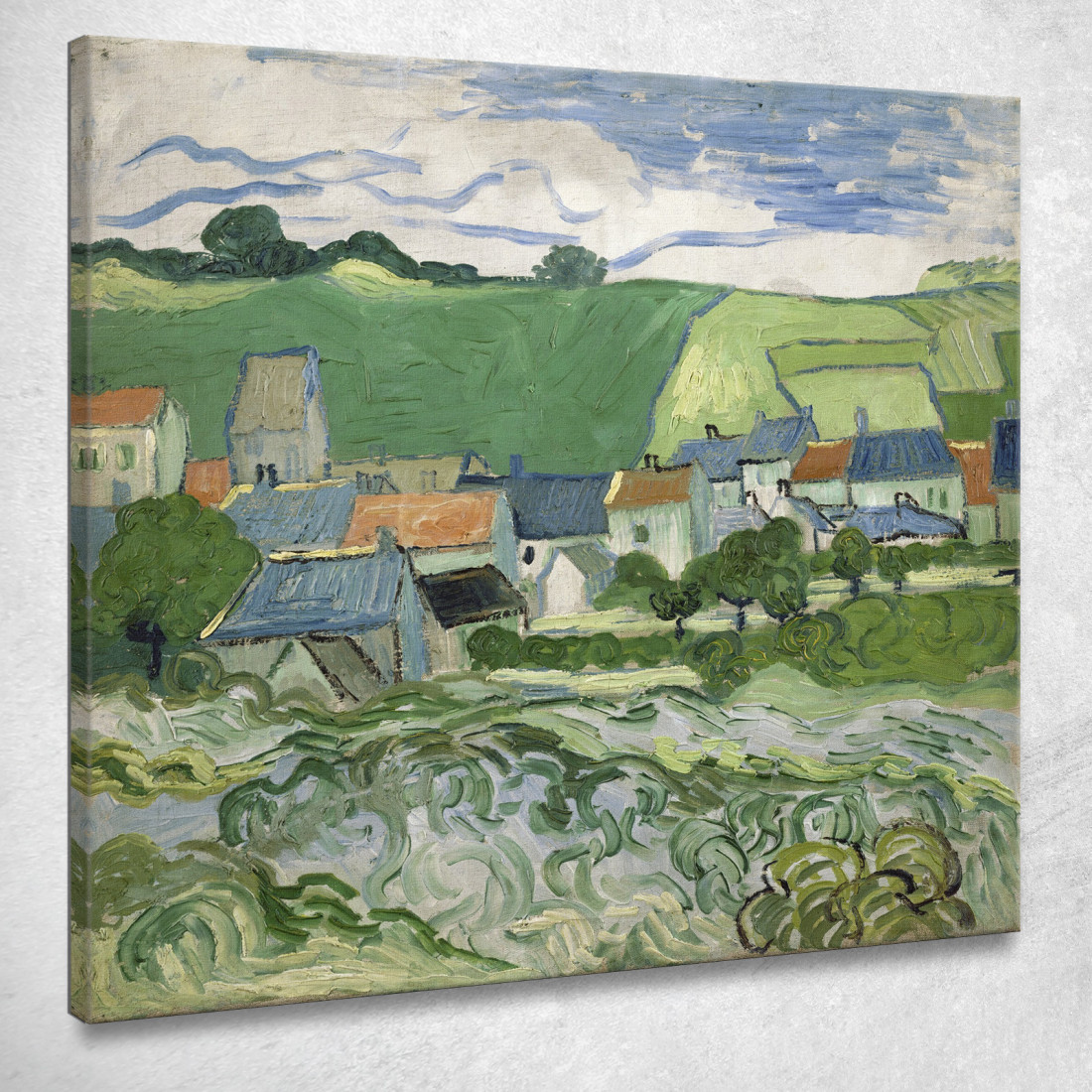 Veduta Di Auvers Vincent van Gogh vvg312 quadro stampato su tela