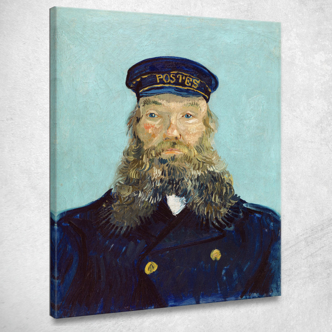 Ritratto Del Postino Roulin Vincent van Gogh vvg323 quadro stampato su tela Ritratto Del Postino Roulin Vincent van Gogh vvg323 quadro stampato su tela