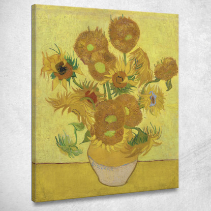 Girasoli Vincent van Gogh vvg328 quadro stampato su tela