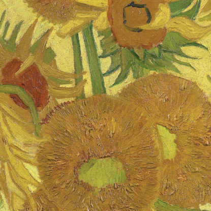 Girasoli Vincent van Gogh vvg328 quadro stampato su tela