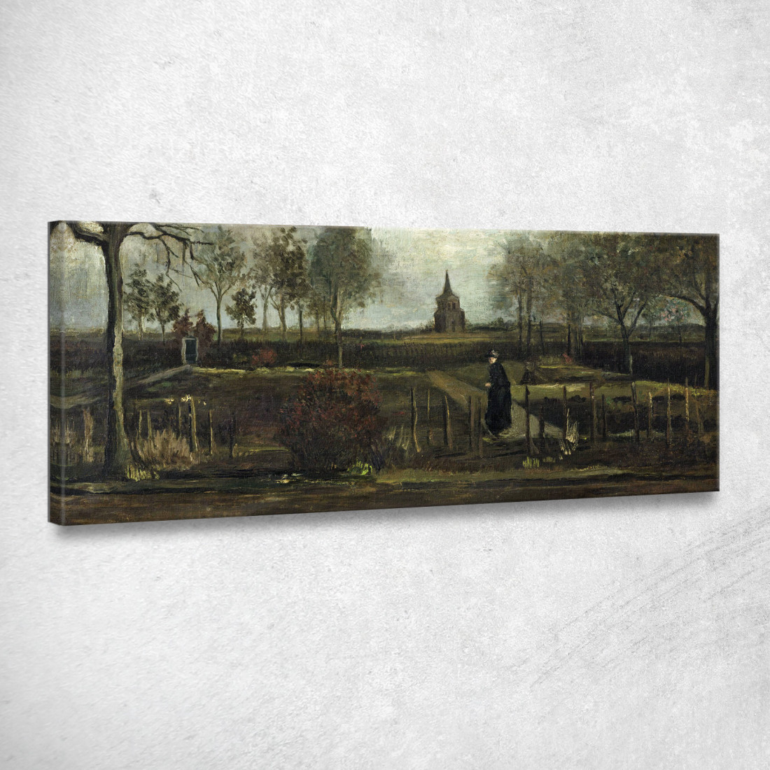 Il Giardino Della Canonica A Nuenen Vincent van Gogh vvg330 quadro stampato su tela Il Giardino Della Canonica A Nuenen Vincent van Gogh vvg330 quadro stampato su tela
