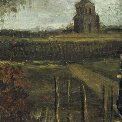 Il Giardino Della Canonica A Nuenen Vincent van Gogh vvg330 quadro stampato su tela