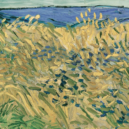 Campo Di Grano Con Fiordalisi Vincent van Gogh vvg339 quadro stampato su tela