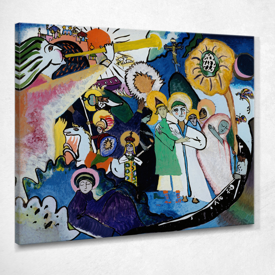 Ognissanti I Wassily Kandinsky wk5 quadro stampato su tela Ognissanti I Wassily Kandinsky wk5 quadro stampato su tela