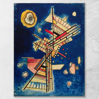 Freschezza Oscura Wassily Kandinsky wk42 quadro stampato su tela