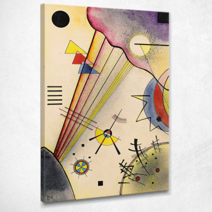 Cancella Connessione Cancella Connessione Wassily Kandinsky wk47 quadro stampato su tela