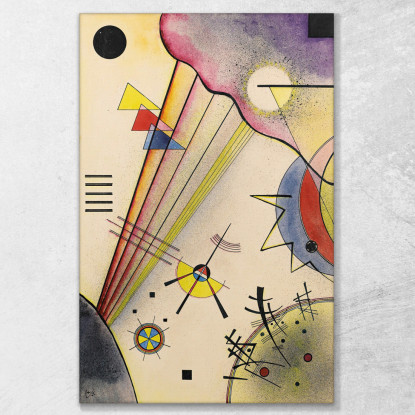 Cancella Connessione Cancella Connessione Wassily Kandinsky wk47 quadro stampato su tela