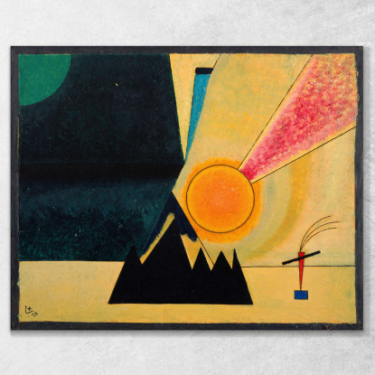 Sviluppo Wassily Kandinsky wk49 quadro stampato su tela