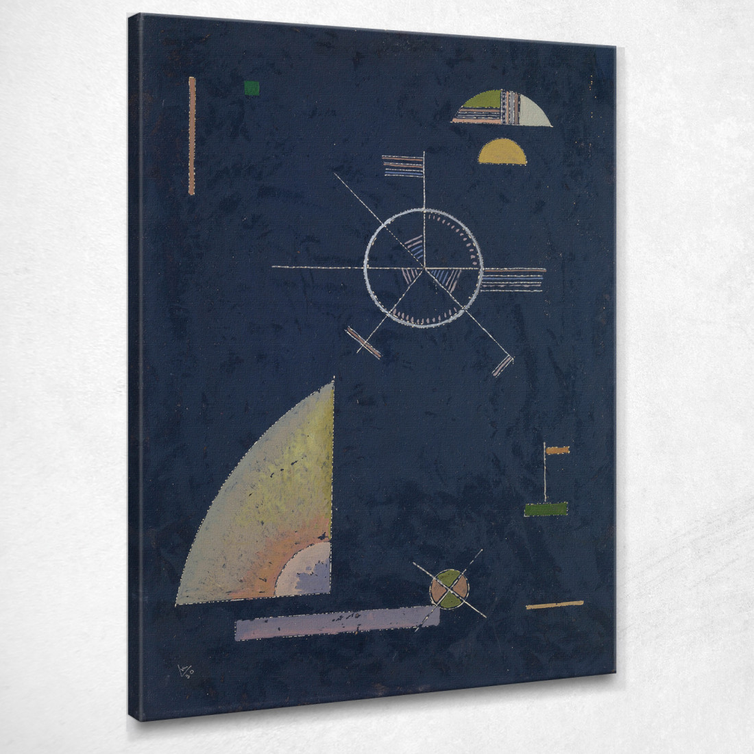 Grigio Opaco Wassily Kandinsky wk53 quadro stampato su tela