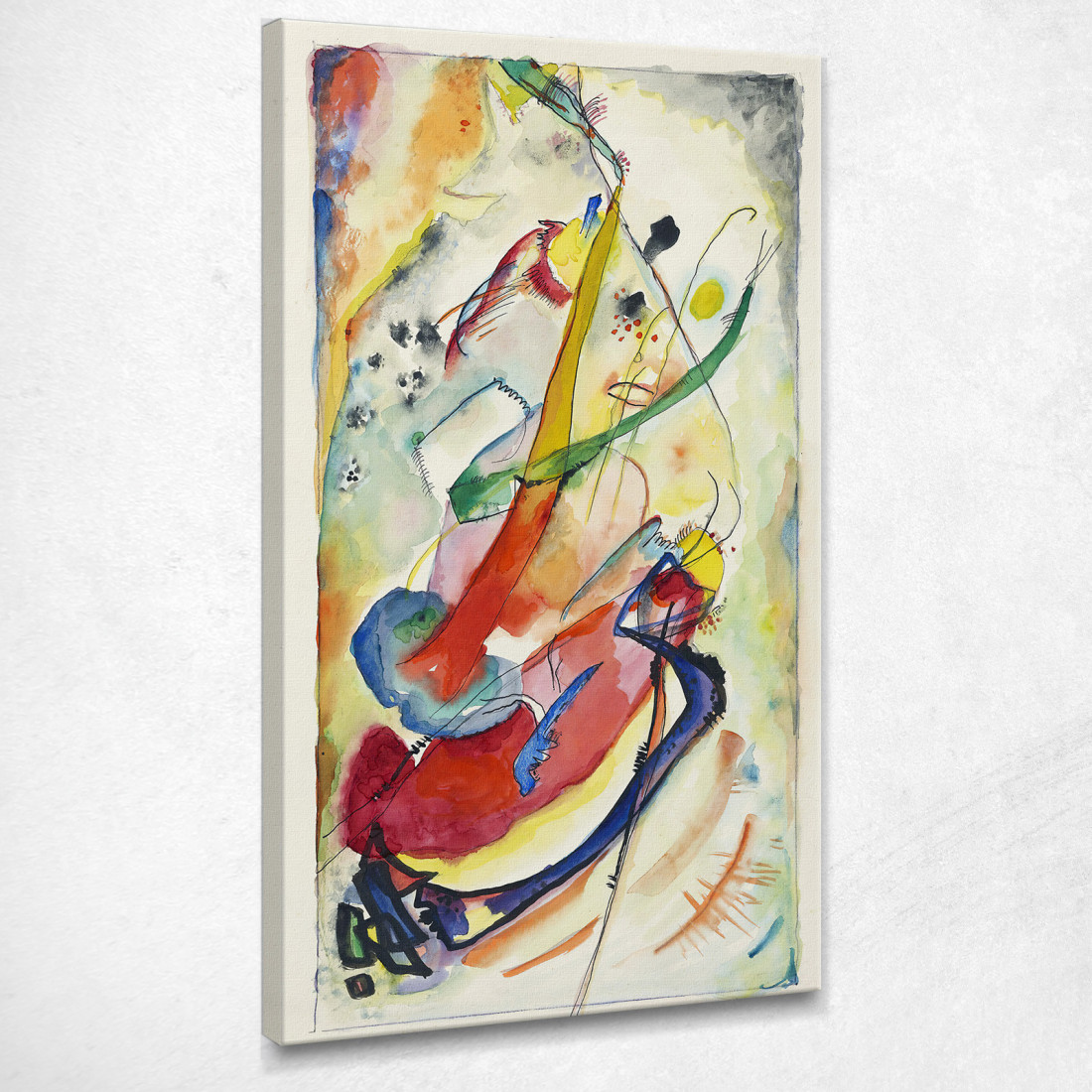 Progetto Per Un Murale Per Edwin R. Campbell N. 1 Wassily Kandinsky wk59 quadro stampato su tela