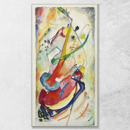 Progetto Per Un Murale Per Edwin R. Campbell N. 1 Wassily Kandinsky wk59 quadro stampato su tela