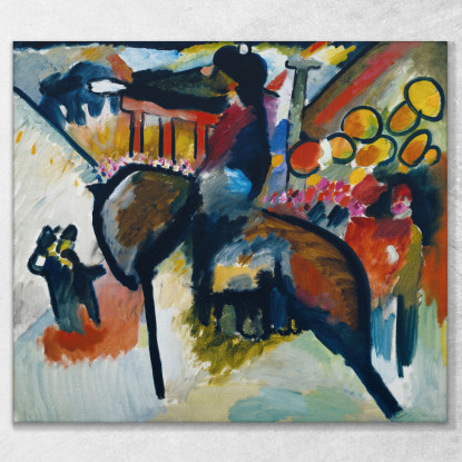 Stampa Iv Gendarme Wassily Kandinsky wk80 quadro stampato su tela