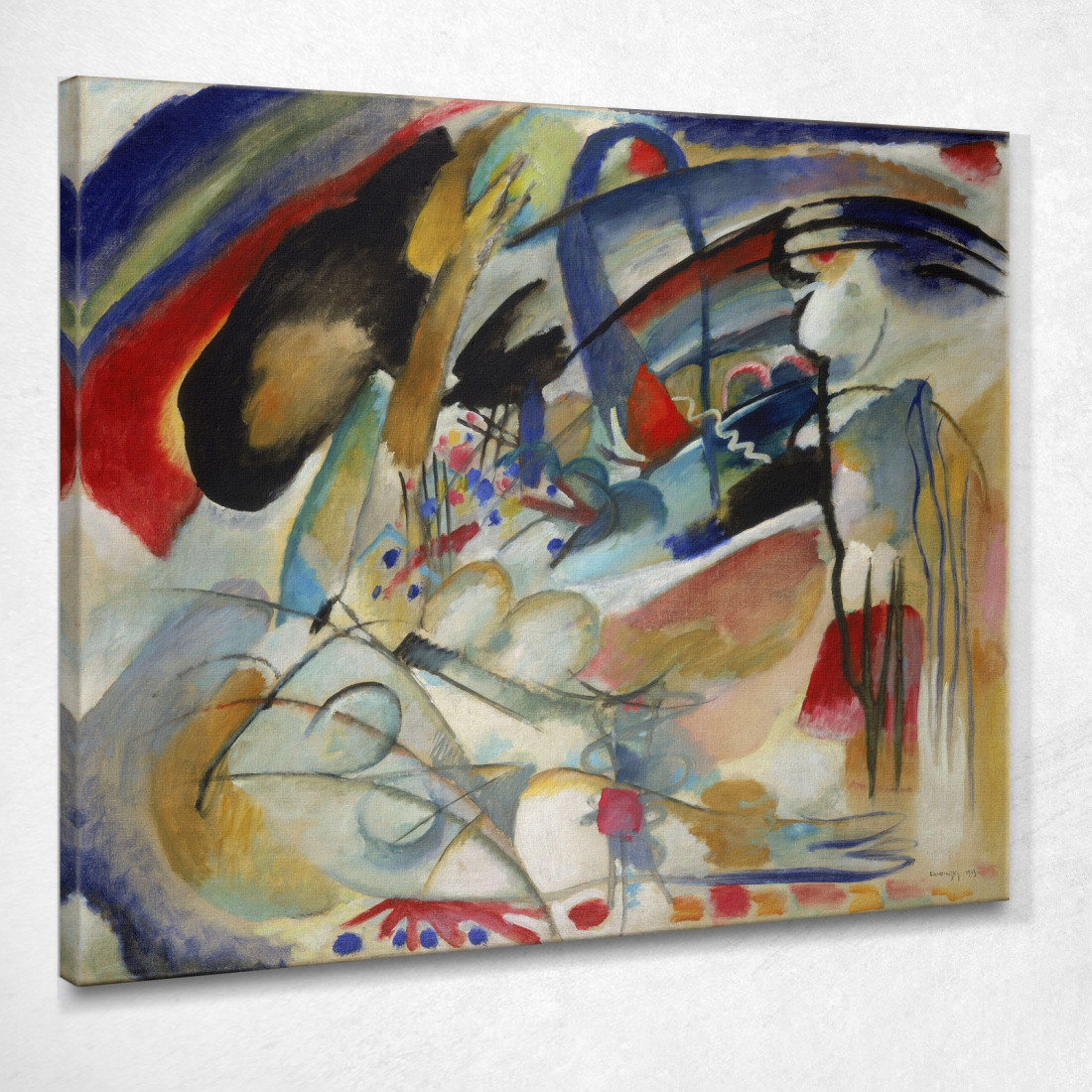 Improvvisazione 33 Orient 1 1913 Wassily Kandinsky wk89 quadro stampato su tela