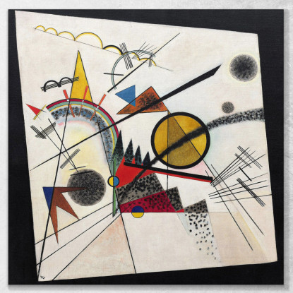 Nel Quadrato Nero 1923 Wassily Kandinsky wk99 quadro stampato su tela