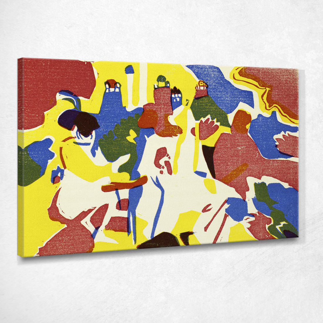 Suoni Wassily Kandinsky wk116 quadro stampato su tela Suoni Wassily Kandinsky wk116 quadro stampato su tela