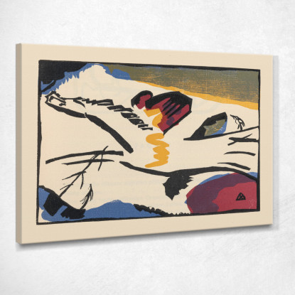 Suona Pl.04 Wassily Kandinsky wk120 quadro stampato su tela