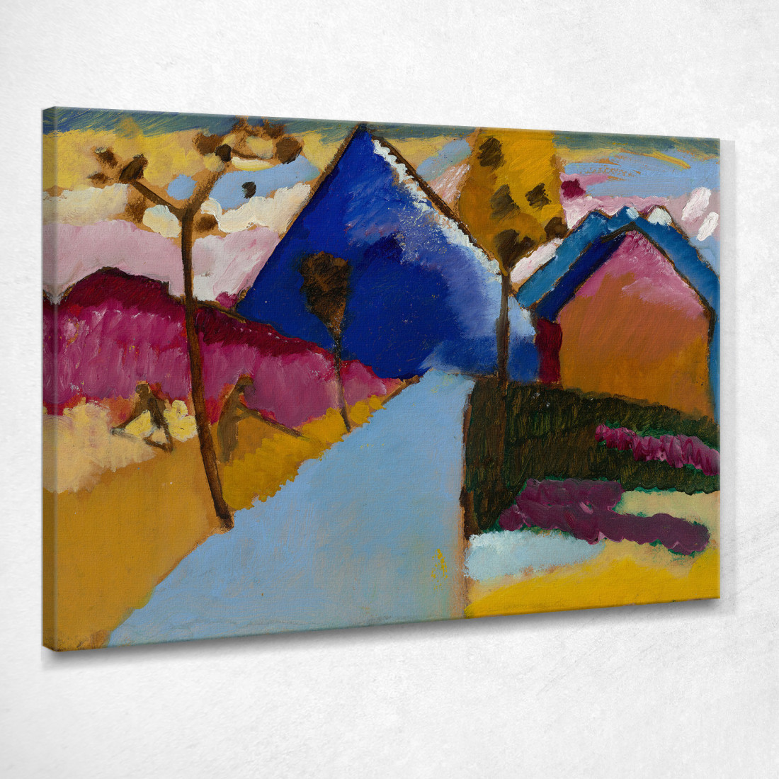 Kochel Via Diritta Wassily Kandinsky wk142 quadro stampato su tela Kochel Via Diritta Wassily Kandinsky wk142 quadro stampato su tela