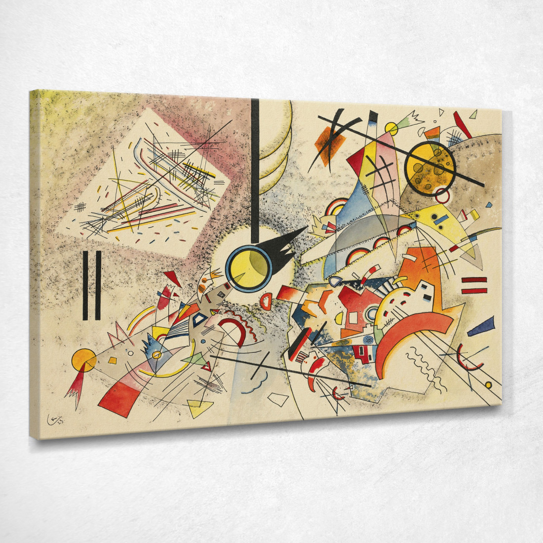 Senza Titolo 1923 Wassily Kandinsky wk157 quadro stampato su tela Senza Titolo 1923 Wassily Kandinsky wk157 quadro stampato su tela